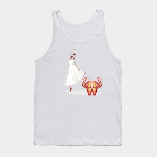 The Red Shoes Tank Top by lizzielamb